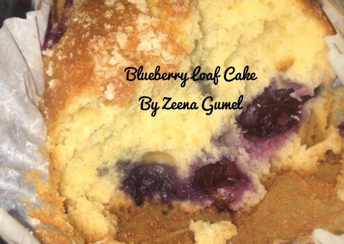 Recipe of Perfect Blueberry Loaf Cake