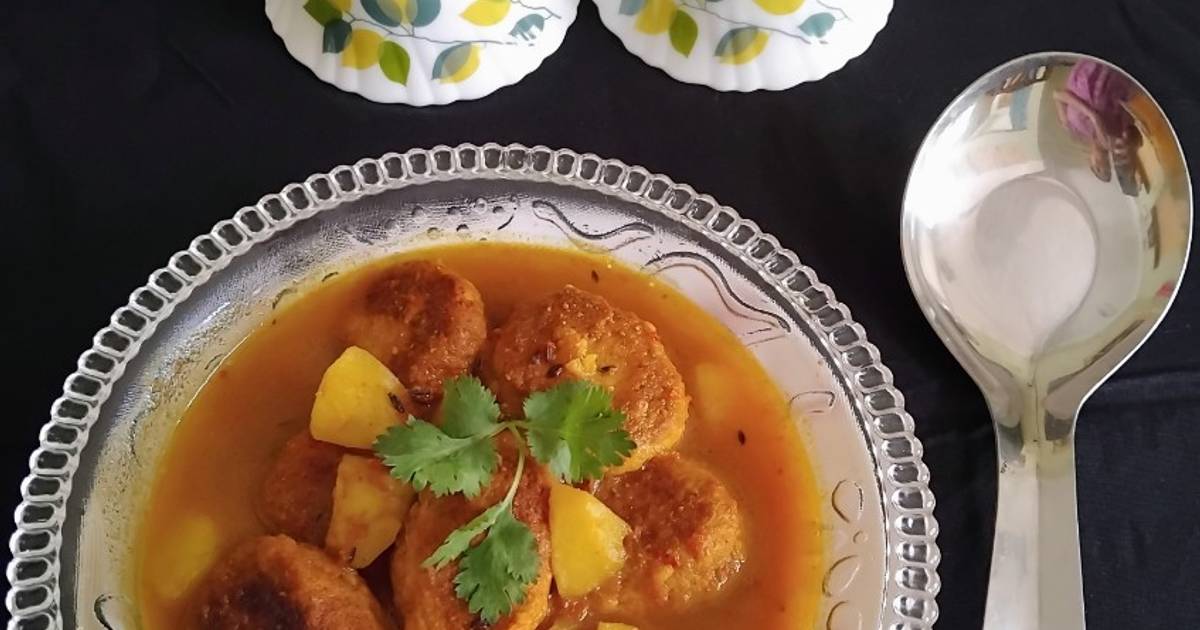 Chena And Raw Banana Kofta Curry Recipe By Sudipa Gope - Cookpad