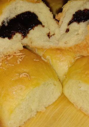 Foto resep Roti sobek coklat eggless