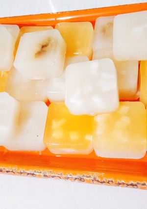 Hình của món Thạch rau câu dừa cam cho ngày hè.