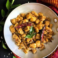 Raw Banana Stir Fry - Kerala style A picture of Raw Banana Stir Fry - Kerala style.