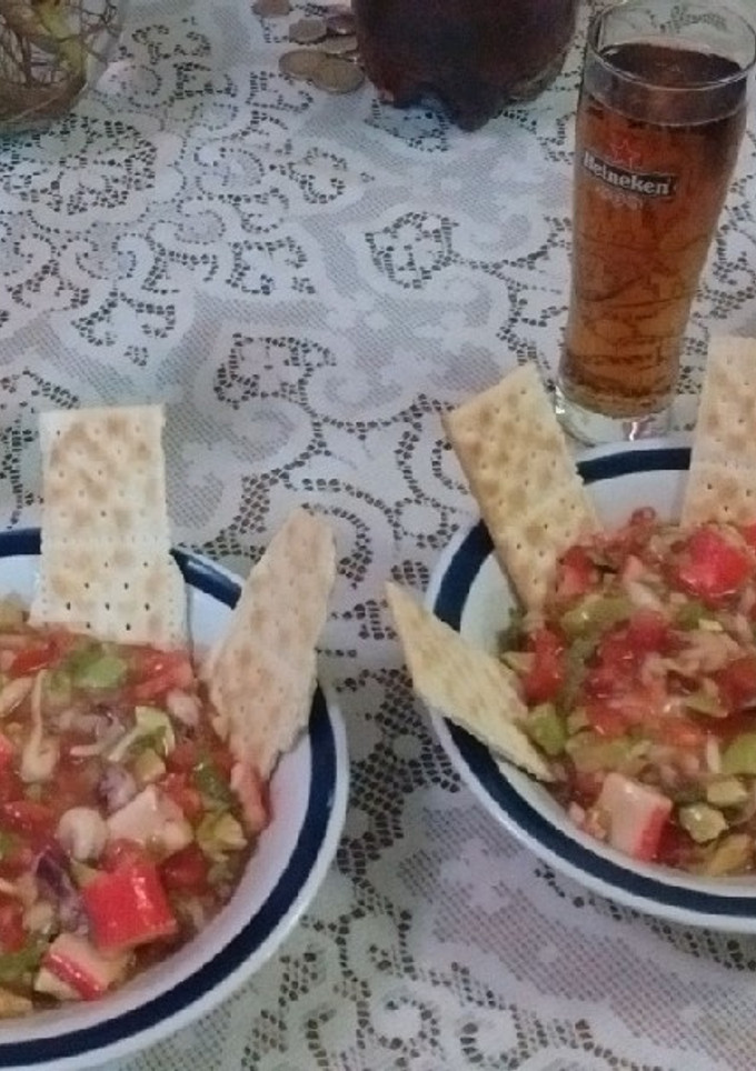Una foto de Cóctel de mariscos surtidos 👍✨
