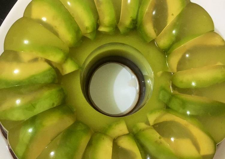 Resep Puding jelly alpukat coklat | Resep Membuat Puding jelly alpukat coklat Yang Sederhana