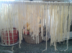 Una foto de Tallarines caseros