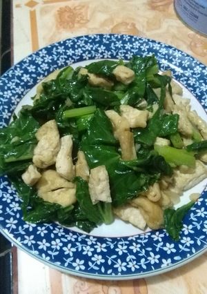 Foto resep Tumis tahu sawi manis