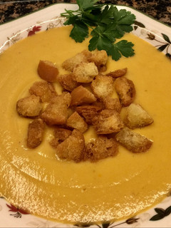 Una foto de Puré de verduras