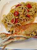 Linguine con Aragosta e Pomodorini Freschi
