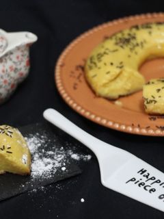 Foto de Brigadeiro de chocolate branco no forno
