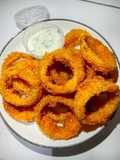23. Onion Ring + Tartar Sauce (no pickles/acar)