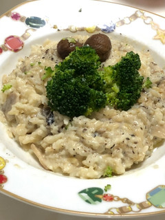 松露蕈菇燉飯(微電鍋) 的食譜成品照片