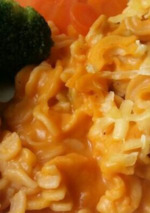 A picture of Vickys Butternut Squash Pasta Bake, GF DF EF SF NF.