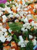 Ensalada fresca con queso fresco