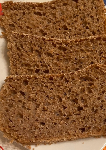 Una foto de Pan integral con masa madre