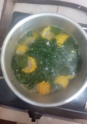 Foto resep Sayur bayam jagung