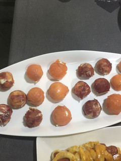 Foto principal de Bombones salados de jamón serrano y salmón🍬🍬
