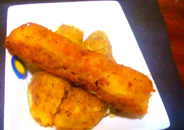 Steps to Prepare Speedy Croquette potatoes #5orlessingredientsrecipecontest