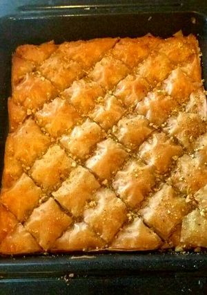 صورة لوصفة بقلاوه