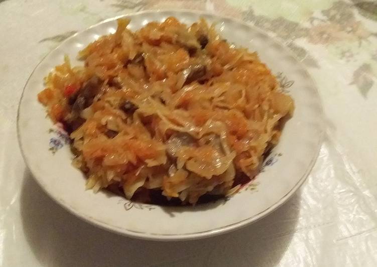 что мордовская кухня рецепты капуста тушеная обязательно