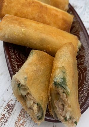 Une photo de Börek au thon et reblochon