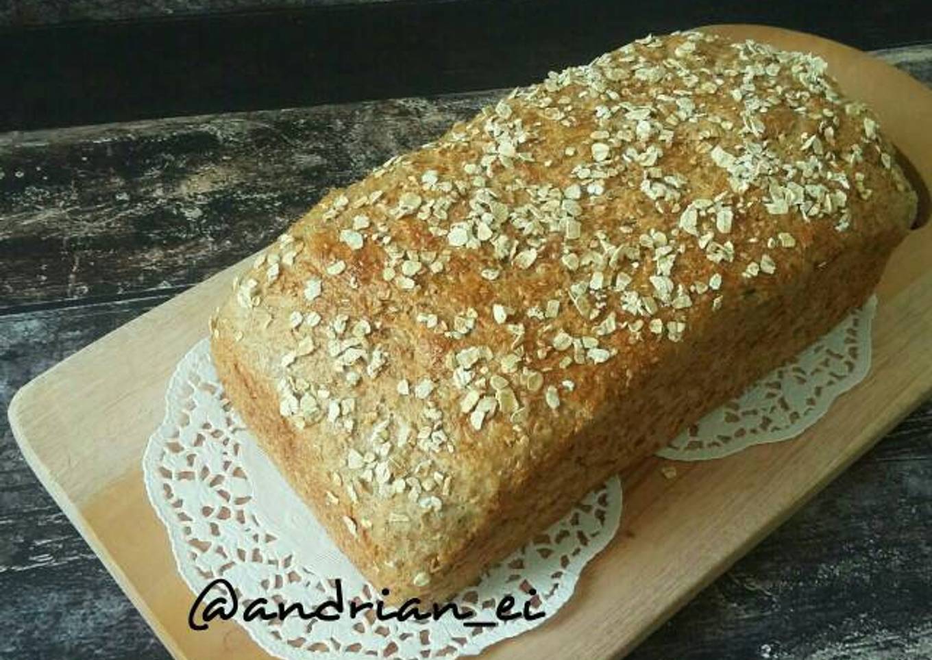 Roti Tawar Gandum Tanpa Telur Tanpa Butter