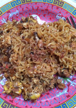 Foto resep Mie goreng kenyang versi anak kos