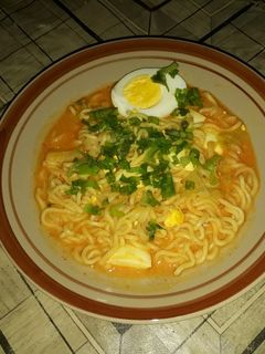 Foto resep Seblak mie telur