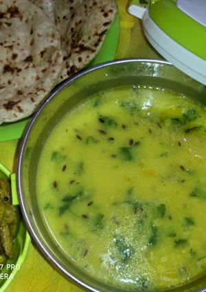 सादा मूँग दाल (Sada moong dal recipe in Hindi) रेसिपी मुख्य फोटो