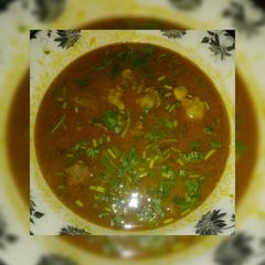 A picture of Chana daal gosht.