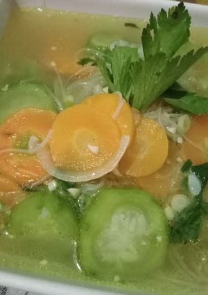 Foto resep Sop gambas/oyong