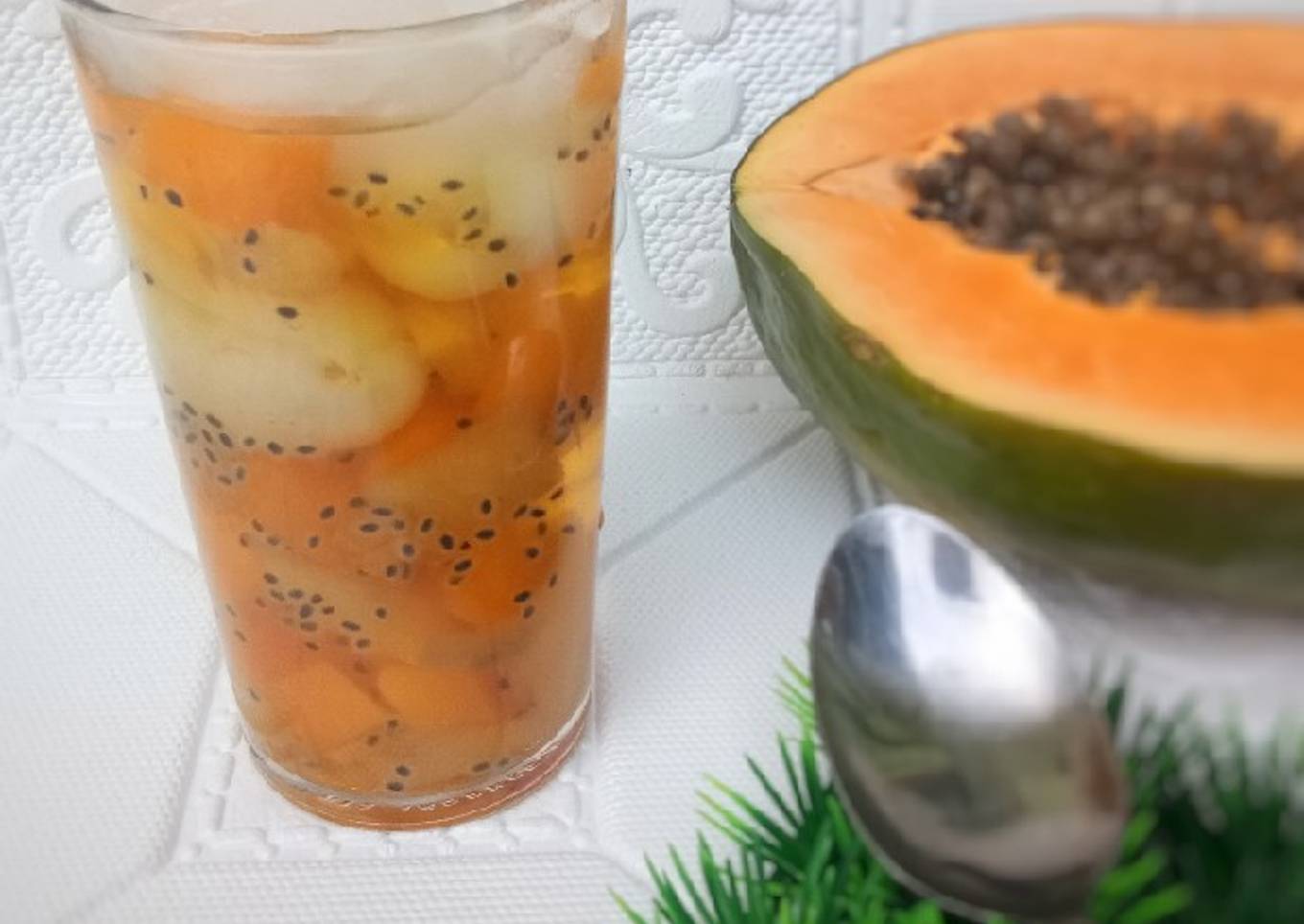 291. Es Buah Jadoel (Pepaya&Nanas)