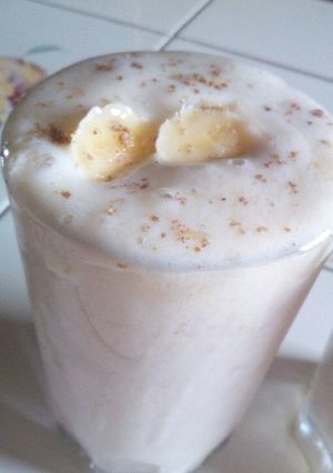 Una foto de Batido de bananas