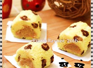Foto resep Mini leopard roll cake with peanut jam.-Anti retak,praktis ;) 