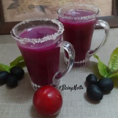 A picture of Jamun-Plum Juice.