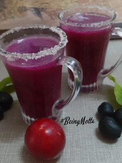 A picture of Jamun-Plum Juice.