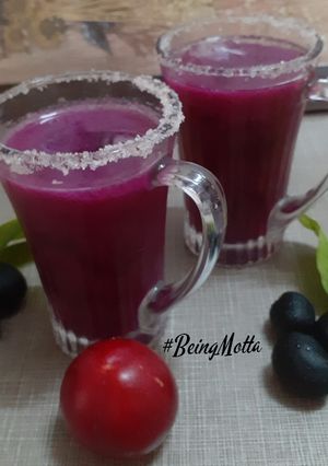 A picture of Jamun-Plum Juice.