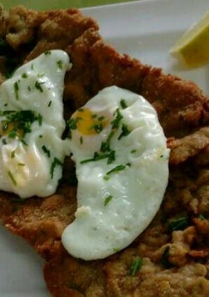 Una foto de Milanesa a caballo