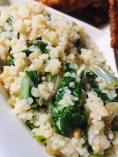 A picture of Pechay / Bok Choy Pilaf Side Dish.