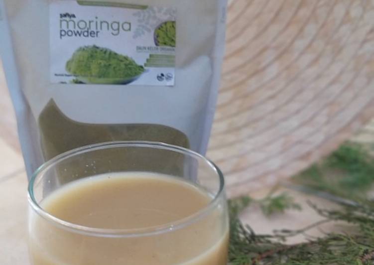 Cara Gampang Membuat Moringa milk tea Anti Gagal