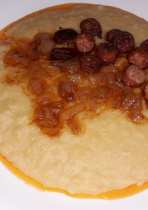 Sárgaborsó főzelék recept fotója
