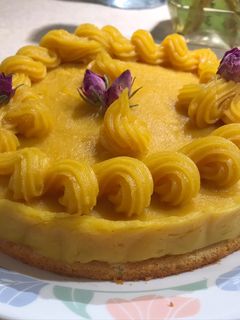 عکسی از دستور کیک حلوای شیرخشک(عربی) Halva cake