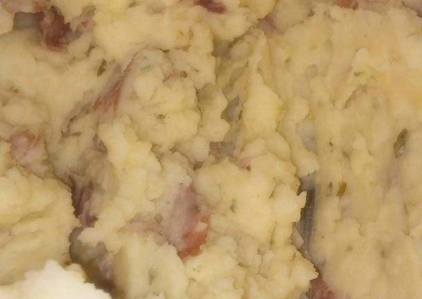 Garlic Parmesan Parsley Mashed Potatoes