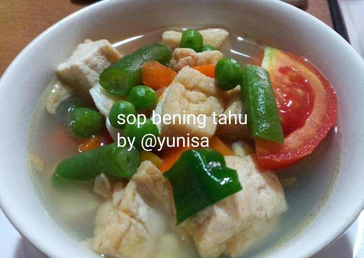 Sop bening tahu