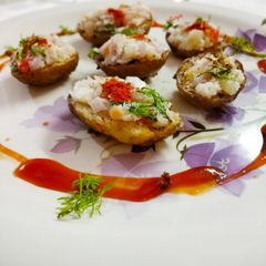 A picture of Fried potato cup in chat.