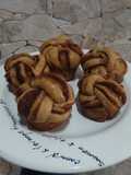Bollos de canela retorcidos 100% integrales
