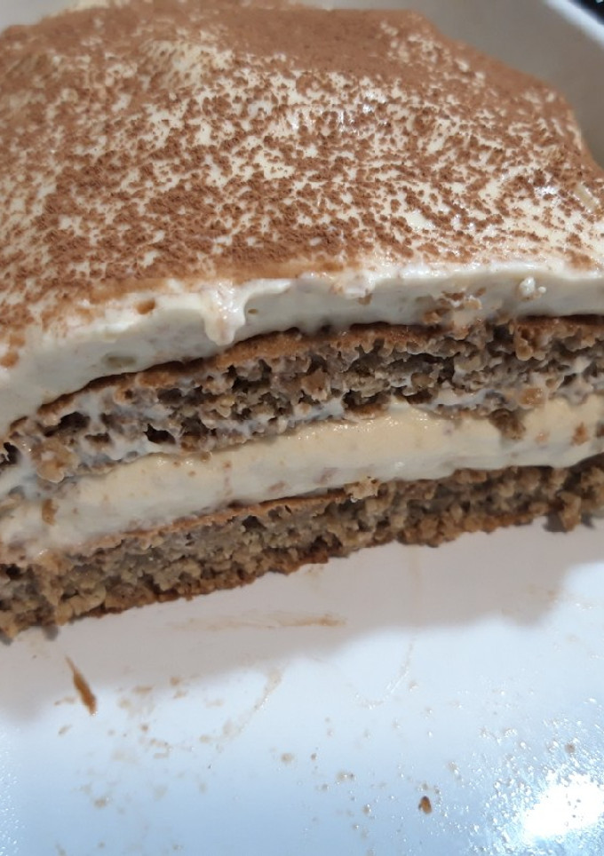 Una foto de Tiramisú a mi manera (Sin azúcar!)