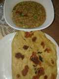 Naan bread dan Dal