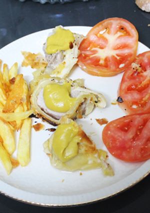 Foto principal de Solomillo de cerdo con queso cubierto de hojaldre