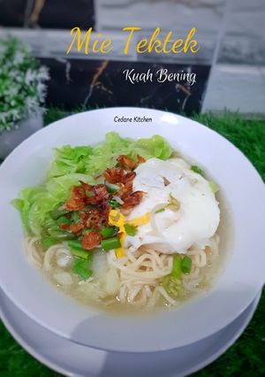 Foto resep Mie Tektek Kuah Bening