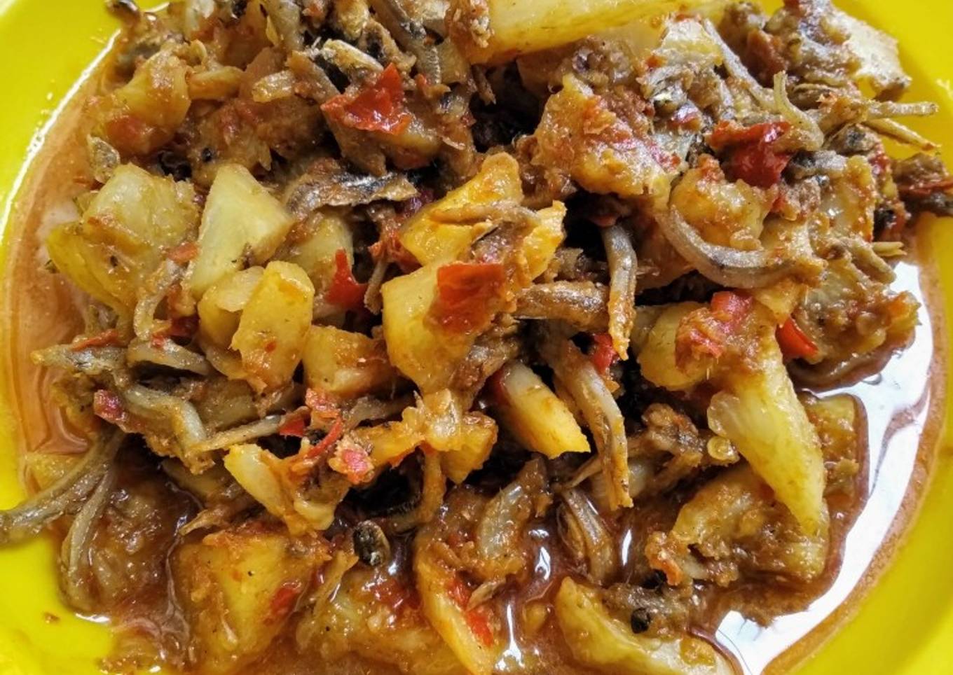 Sambal Nanas Ikan Teri