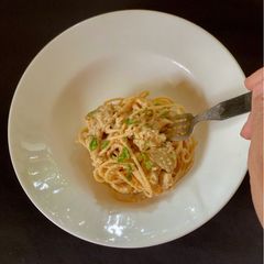 Creamy Cauliflower Spaghetti A picture of Creamy Cauliflower Spaghetti.